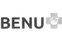 BENU logo pilkas